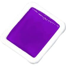 Watercolor Refills, Half-Pan, Semi-Moist, 1 DZ, Violet