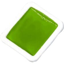 Watercolor Refills, Half-Pan, Semi-Moist, 1 DZ, Yellow Green