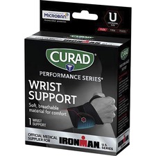 Wrist Support, Wraparound, Universal Size, 7"-11", Black