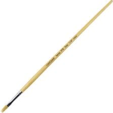Paint Brush, Flat Nylon Bristles, Wood Handle, 1/4", MI