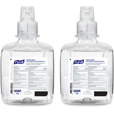 Handwash, Foam, w/0.5%PCMX, E2, f/TF CS6, 1200ml, 2/CT, CL
