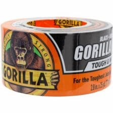 Duct Tape, Tough and Wide, 2.88"Wx75'L, Black