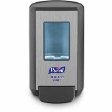 Dispenser, 1250 ml Healthy Soap, Push Style, Wall, Graphite