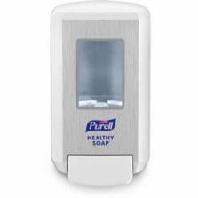 Dispenser, f/1250 ml Healthy Soap, Push Style, Wall, White