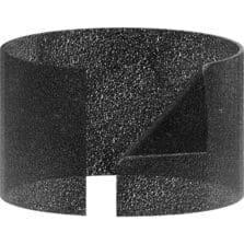 Replacement Carbon, Med, 4-7/10"Wx2-3/5"Lx8-1/2"H, 3/BX, BK