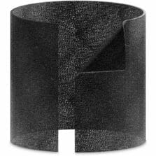 Replacement Carbon, Large, 7-7/10"Wx3"Lx9-3/5"H, 3/BX, BK