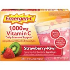 Dietary Supplement, Strawberry Kiwi, 0.31 oz, 30/PK, Pink