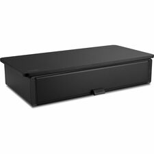 Monitor Stand, UVC LED, Sanitization Compartment, 40 lb Cap, BK