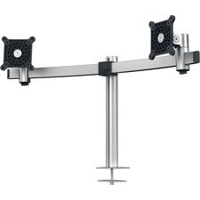 Monitor Mount, 30-3/4"Wx4-3/4"Dx18-1/2"H, Silver