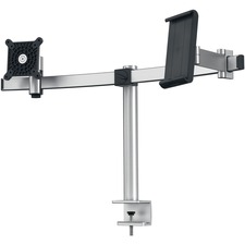 Monitor Mount, 30-3/4"Wx7-1/2"Dx17-1/2"H, Silver