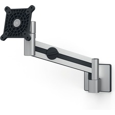 Monitor Mount, Wall, 11-1/2"Wx4-3/4"Dx13-3/4"H, Silver