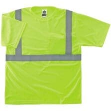 T-Shirt, Type R, Class 2, UPF Protect, Reflective, 4XLarge, Lime