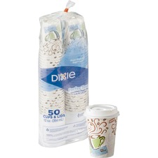 Cup/Lid Combo, Nonslip, 12oz, 50/PK, WE