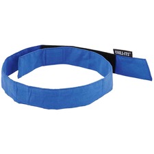 Cooling Bandana, Hook/Loop, 36-1/2"x2", 24/CT, Blue