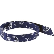 Cooling Bandana, Hook/Loop, 36-1/2"x2", 24/CT, Navy Western
