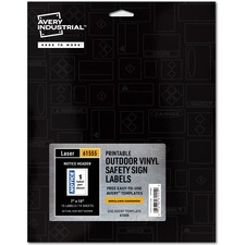 Sign Label, "Notice", Perm, 7"x10", 15/PK, MI