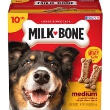 Dog Biscuits, Medium, 10 lb, Brown