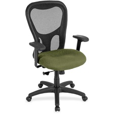 Chair, HighBack, Synchro, FabricSeat, 26"x24"x44-1/2", Avacado