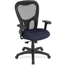 Chair, HighBack, Synchro, FabricSeat, 26"x24"x44-1/2", Ocean