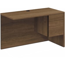 Right Return, f/Left Ped.Desk, 48"x24"x29-1/2", Pinnacle