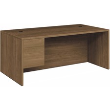 Left Return Pedestal Desk, 72"x36"x29-1/2", Pinnacle