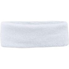 Sweatband, Head, TerryCotton, Elastic, 24/CT, White