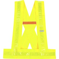 Safety Sash, Breakaway, Hi-Vis, XBack, TypeO, Class1, XL/2X, Lime