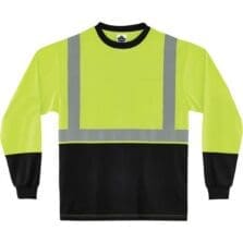T-Shirt, LongSleeve, Hi-Vis, Reflective, Large, LM