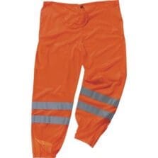 Pants, High-Visibility, ClassE, DrawstringWaist, 4X/5X, Orange
