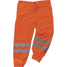Pants, High-Visibility, ClassE, DrawstringWaist, 4X/5X, Orange