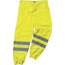 Pants, High-Visibility, ClassE, DrawstringWaist, S/M, Lime