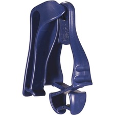Glove Clips, f/Belt, Metal Detectable, 6/CT, Deep Blue