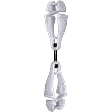 Glove Clips, DualClips, Swivel, Plastic, 1"x4/5"x5-1/2", 6/CT, GE