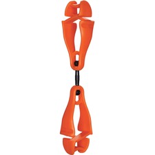 Glove Clips, DualClips, Swivel, Plastic, 1"x4/5"x5-1/2", 6/CT, OE