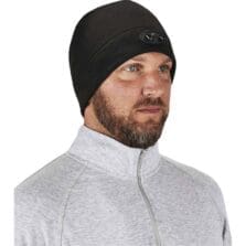 Beanie, w/LEDlights, SkullCap, Winter, DualAction, OneSize, BK