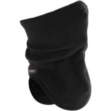 Neck Gaiter, Fleece, Nonbulking, Fleece, ElasticSeam, Long, BK