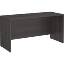 Credenza Desk Shell, 59.46"x23.35"x29.84", Storm Gray