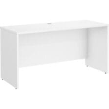 Credenza Desk Shell, 59.46"x23.35"x29.84", White