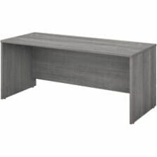 Desk Shell, 71.02"x29.37"x29.84", Platinum Gray