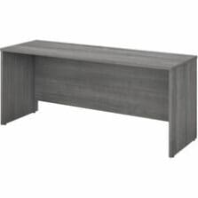 Credenza Desk Shell, 71.02"x23.35"x29.84", Platinum Gray