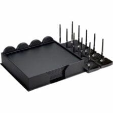 Conference Room Set, 33 Pc, 18-1/4"x16-1/2"x7-1/4", BK