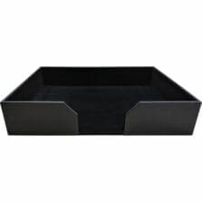 Conference Pad Holder, No Coasters, 21-1/10"x17-2/5"x4", BK