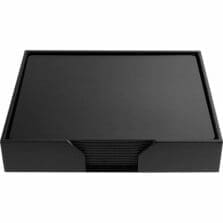 Conference Room Set, Pads, 11 Pc, 21-1/10"x17-2/5"x4", BK