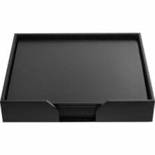 Conference Room Set, Pads, 9 Pc, 18-1/10"x15-2/5"x4", BK