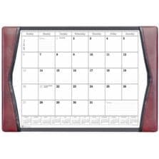 Desk Pad, w/ Calendar, Accent Trim, 25-1/2"x17-1/4"x1/2", BN