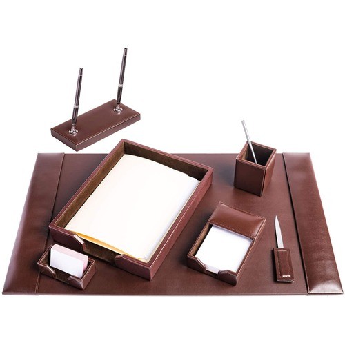 Desk Set, 7 Pc, 30"x18"x4", BN