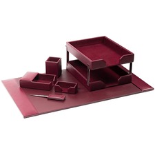 Desk Set, 8 Pc, 30"x18"x7-1/4", BY