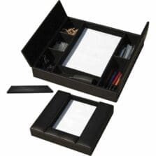 Conference Room Organizer, 17"x16"x3", BK