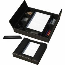 Conference Room Organizer, 17"x16"x3", BK