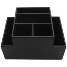 Desk Supply Organizer, 6-4/5"x4-4/5"x4-1/10", BK